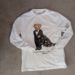 Ralph Lauren Big Kids Long Sleeve T-SHIRT Size Small 8